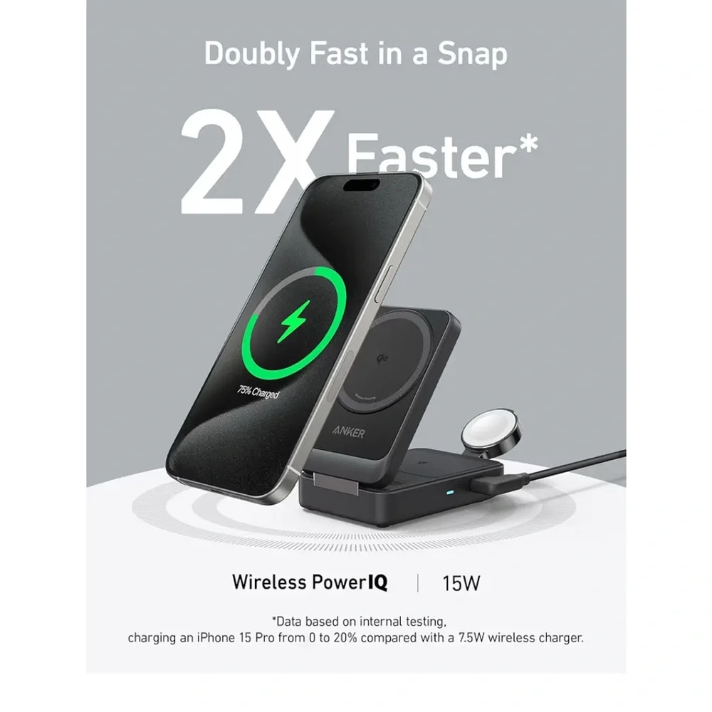 Anker MagGo 3 in 1 Charging Station